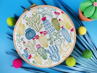 Cactus cactus kit de broderie à