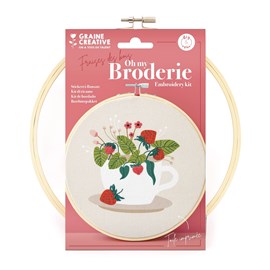 Kit broderie partielle fraise de