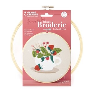 Kit broderie partielle fraise des b