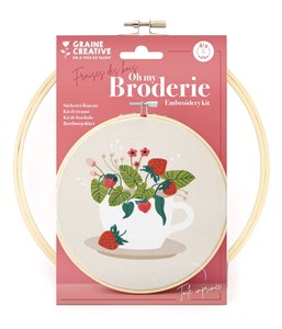 Kit broderie partielle fraise de