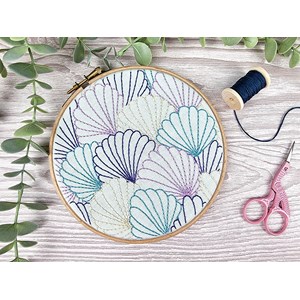 Kit de broderie de coquillages art