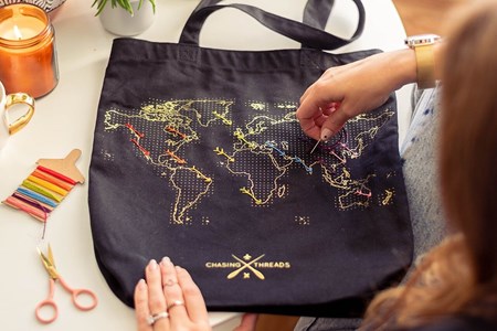 Sac fourre tout stitch your travels
