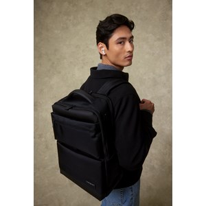 Sac à dos ordinateur rfid script Bleu