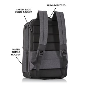 Sac à dos ordinateur rfid script Bleu