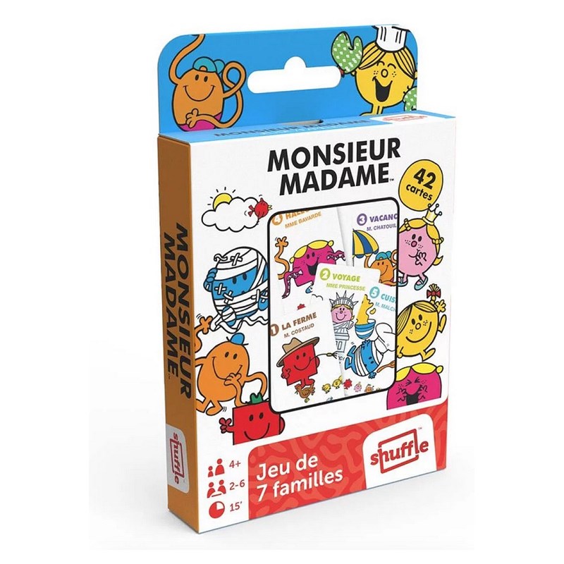 Jeu de 7 familles monsieur madame