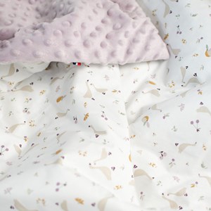 Couverture minky réversible sidonia