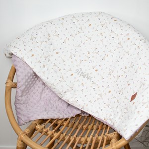 Couverture minky réversible sidonia