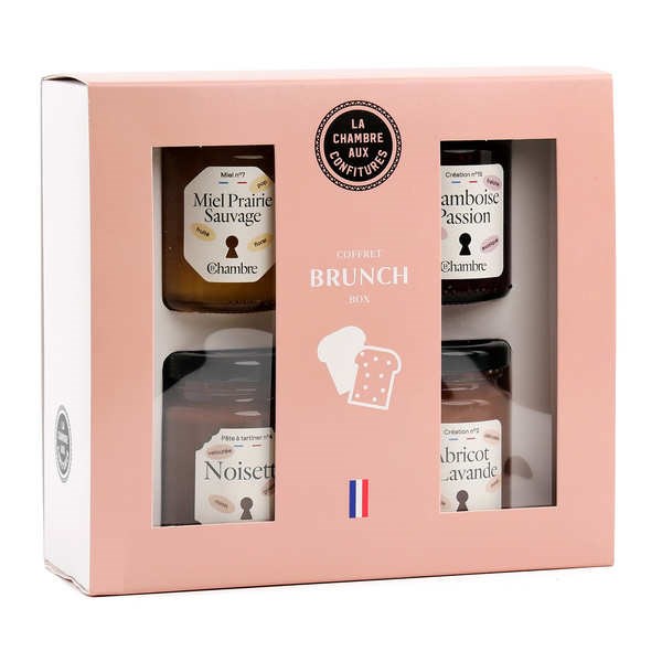 Coffret brunch 4 délices à tartiner
