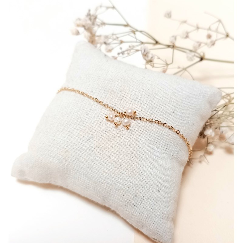 Bracelet 4 perles de culture