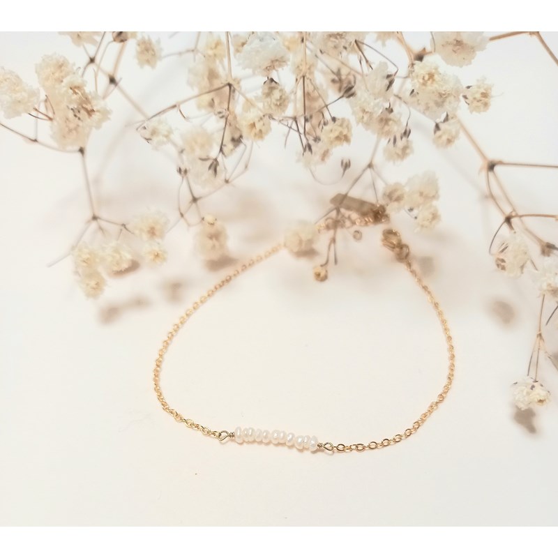 Bracelet 8 mini-perles de culture