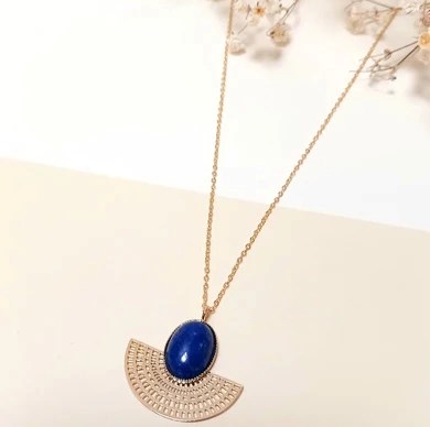 Collier azteque lapis lazuli