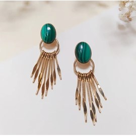 Boucles edmond p malachite