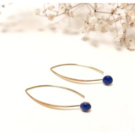 Boucles nina lapis lazuli