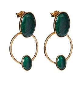 Boucles sila malachite