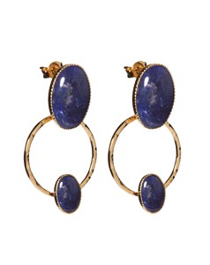 Boucles sila lapis lazuli