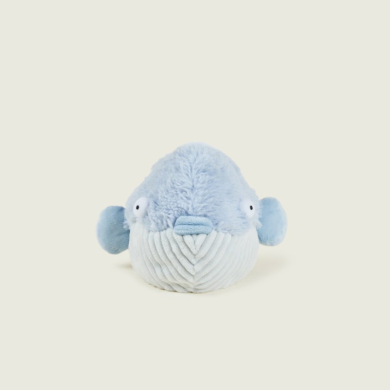 Peluche bouillotte poisson bulle dehoussable warmies