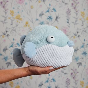 Peluche bouillotte poisson bulle dehoussable warmies