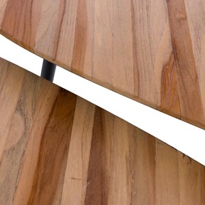 Set de 2 tables basses teck bella