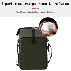 Sacoche de vélo porte-bagage aaron bleu