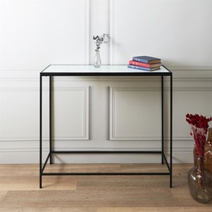 Console métal et verre
