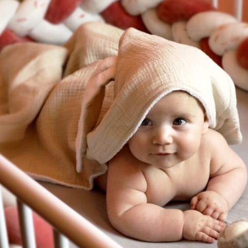 Monsieur Bébé - Cape, sortie de bain - 100 x 100 cm