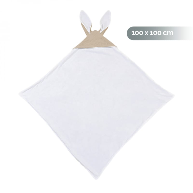 Cape, sortie de bain - 100 x 100 cm (Monsieur Bébé) - Image 1