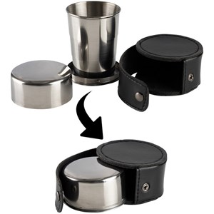Tasse inox pliable fosco big telescopic stainless steel l avec étui