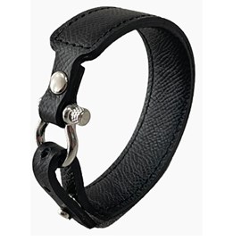 Bracelet manille homme anti-ondes  noir