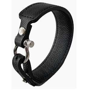 Bracelet manille homme anti-ondes  noir