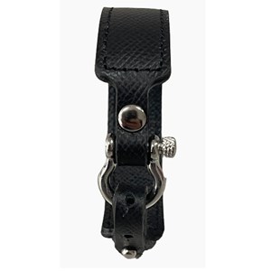 Bracelet manille homme anti-ondes  noir