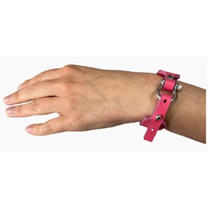 Bracelet manille femme anti-ondes  rose
