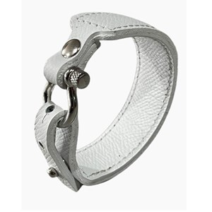 Bracelet manille femme anti-ondes  blanc