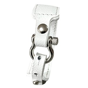 Bracelet manille femme anti-ondes  blanc