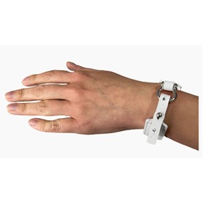 Bracelet manille femme anti-ondes  blanc