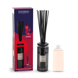 Bouquet parfumé initial rouge cassis