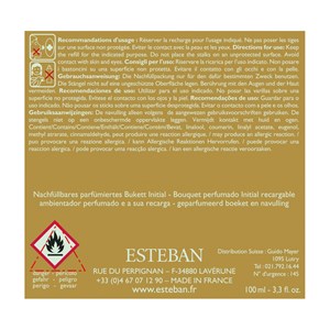 Bouquet parfumé initial vanille d'or