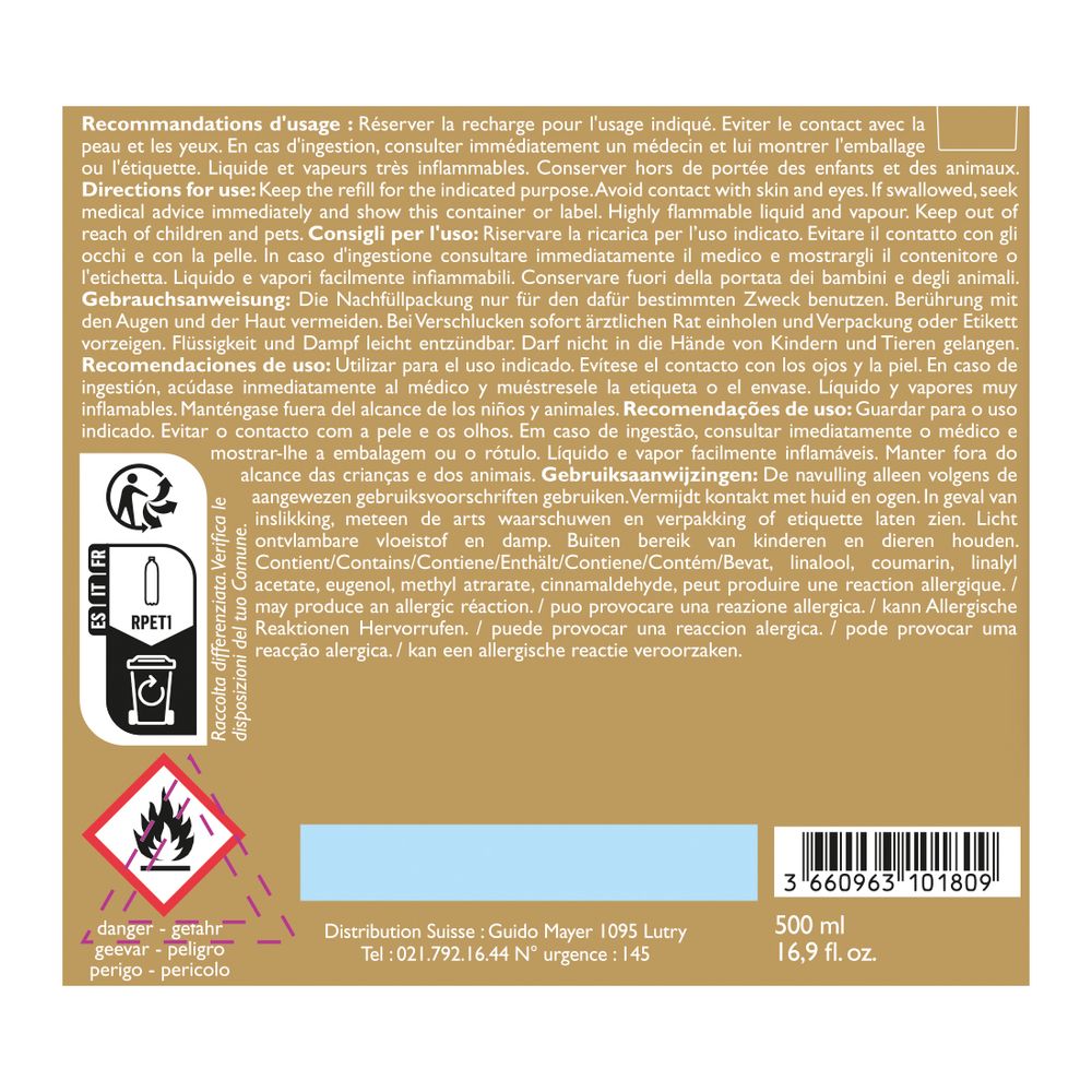 Maison berger navulling - voor geurbrander - Home Sweet Home - 500 ml