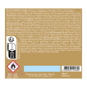 Recharge bouquet 500ml vanille d'or