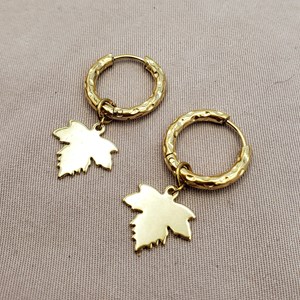 Mini créoles automne – charms amovibles