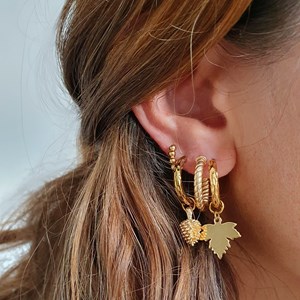 Mini créoles automne – charms amovibles