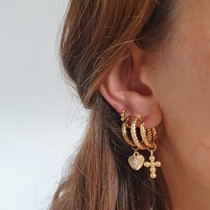 Mini créole croix – charm amovible