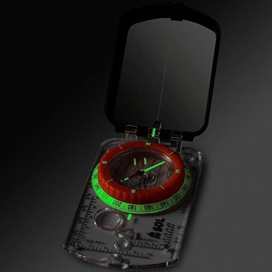 Boussole sol sighting compass with mirr