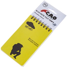 Bloc-notes étanche cao tout temps 12,5x7,5cm