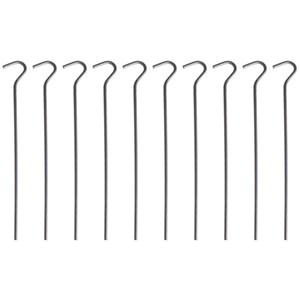 10 piquets de tente cao acier zingué 18