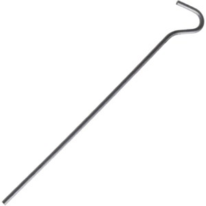 10 piquets de tente cao acier zingué 180mm 4.4mmø