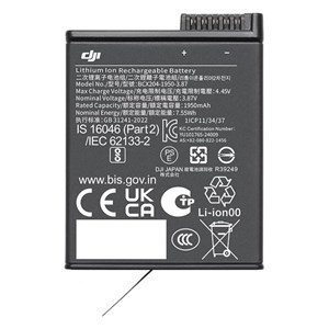 Dji batterie extrême plus 1950mah pour gamme dji osmo action