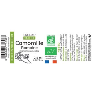 Camomille romaine bio - huile essentiell