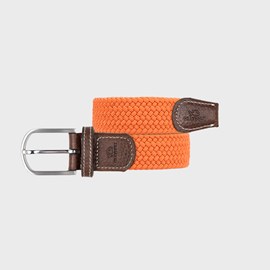 Ceinture tressée tangerine - t1