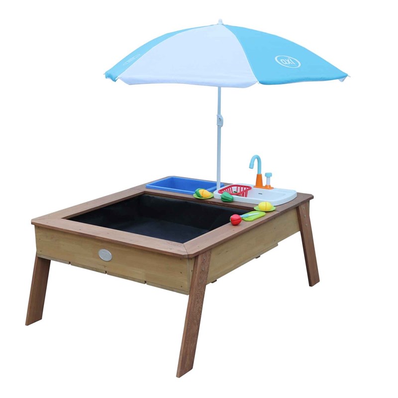 Table de jeux à sable et à eau en bois