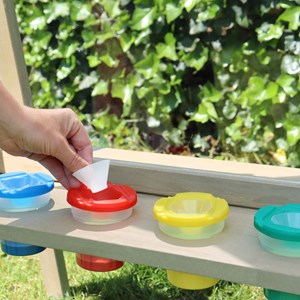 Chevalet en bois marron clair pour enfa